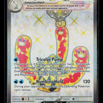 Pokemon 2024 Temporal Forces Wugtrio EX UR FA #190/162
