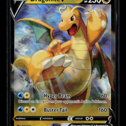 Pokemon 2022 GO Dragonite V RR #49/78