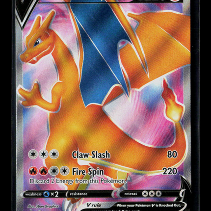 Pokemon 2020 Sword & Shield Charizard V FA #SWSH050