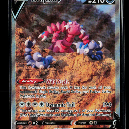 Pokemon 2023 Crown Zenith Drapion V FA SAR #GG49/GG70