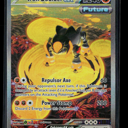 Pokemon 2024 Temporal Forces Iron Boulder EX SAR #207/162