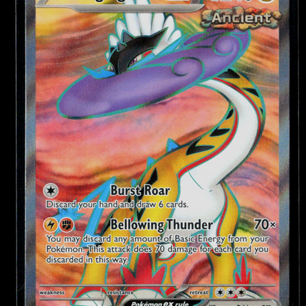 Pokemon 2024 Temporal Forces Raging Bolt EX FA #196/162