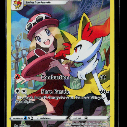 Pokemon 2022 Silver Tempest Braixen CHR #TG01/TG30
