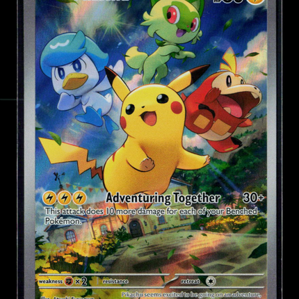 Pokemon Scarlet & Violet Pikachu FA #SVP EN 027