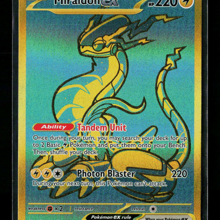 Pokemon 2024 Paldean Fates Miraidon EX UR #243/91