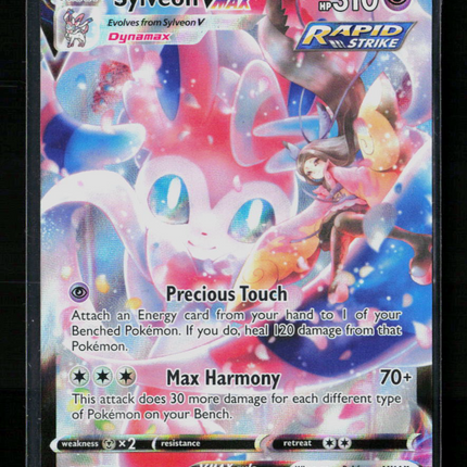 Pokemon 2022 Brilliant Stars Sylveon VMAX FA CSR #TG15/TG30