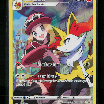 Pokemon 2022 Silver Tempest Braixen CHR #TG01/TG30