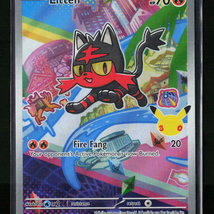 Pokemon Mega Evolution Litten FA #MEP EN 044