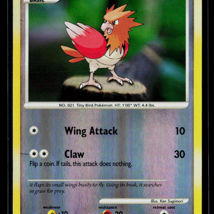 Pokemon 2013 Stormfront Spearow #74/100