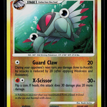 Pokemon 2012 Legends Awakened Anorith #46/146
