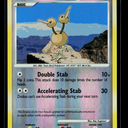 Pokemon 2010 Mysterious Treasures Doduo #80/123
