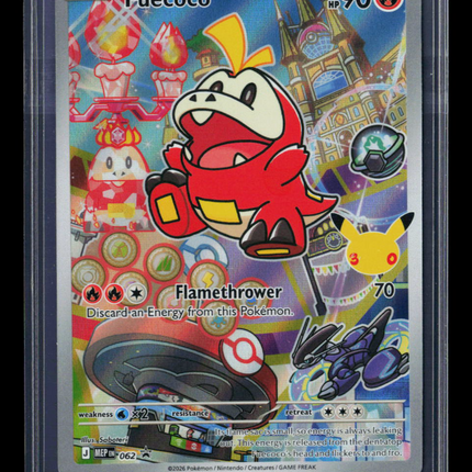 Pokemon 2026 Mega Evolution Fuecoco FA #MEP EN 062