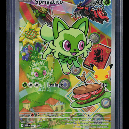 Pokemon Mega Evolution Sprigatito FA #MEP EN 061