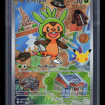 Pokemon Mega Evolution Chespin FA #MEP EN 058