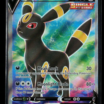 Pokemon 2021 Evolving Skies Umbreon V FA #188/203