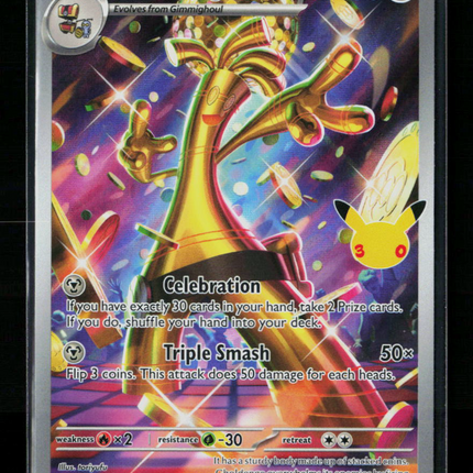 Pokemon 2026 30th Celebration Gholdengo FA #142/128