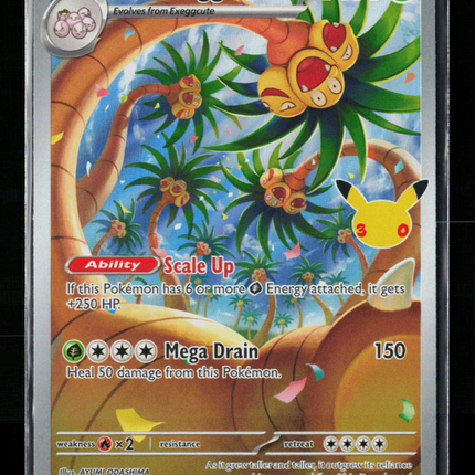 Pokemon 2026 30th Celebration Alolan Exeggutor #129/128