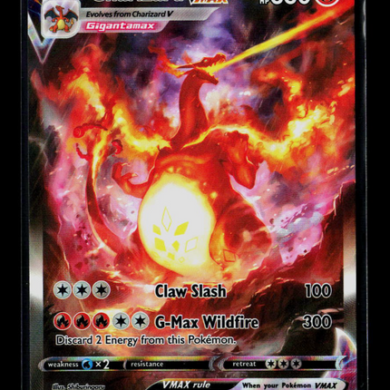 Pokemon Sword & Shield Charizard VMAX #SWSH261