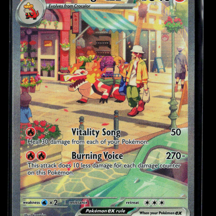 Pokemon 2023 Paldea Evolved Skeledirge EX SAR #258/193