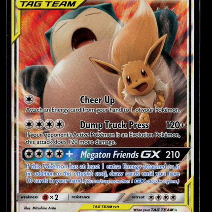 Pokemon 2019 Team Up Eevee & Snorlax GX #120/181