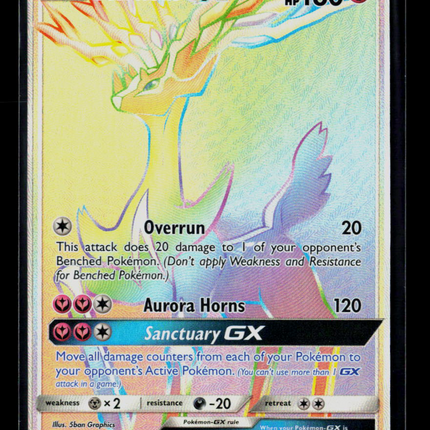 Pokemon 2018 Forbidden Light Xerneas GX SR FA HR #139/131