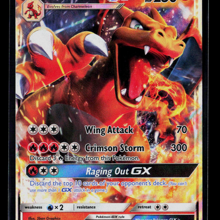 Pokemon 2017 Burning Shadows Charizard GX #20/147