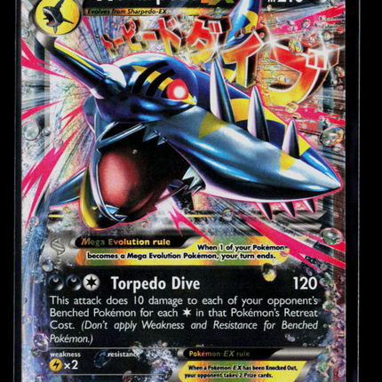 Pokemon XY M Sharpedo-EX FA #XY200
