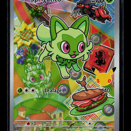 Pokemon Mega Evolution Sprigatito #MEP EN 061