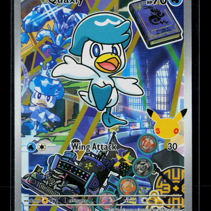 Pokemon Mega Evolution Quaxly AR #MEP EN 063