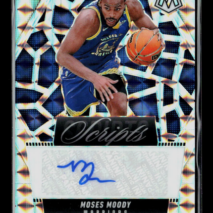 2025 Panini Mosaic Moses Moody #MS-MMG Scripts Auto