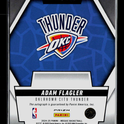 2025 Panini Mosaic Adam Flagler #MS-FLG Auto