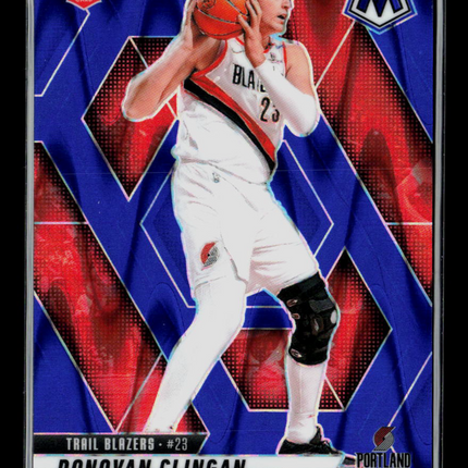 2025 Panini Mosaic Donovan Clingan #246 Blue RC 089/149