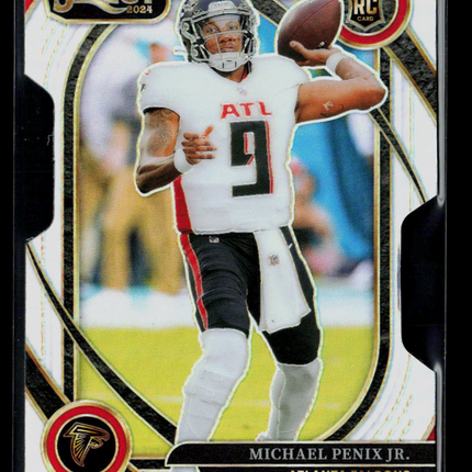 2024 Panini Select Football Michael Penix Jr. #235 RC Silver Die Cut