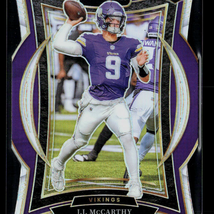 2024 Panini Select J.J. McCarthy #24 RC Silver Die Cut