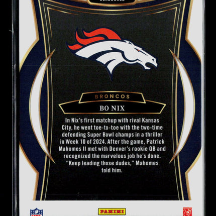2024 Panini Select Bo Nix #30 RC