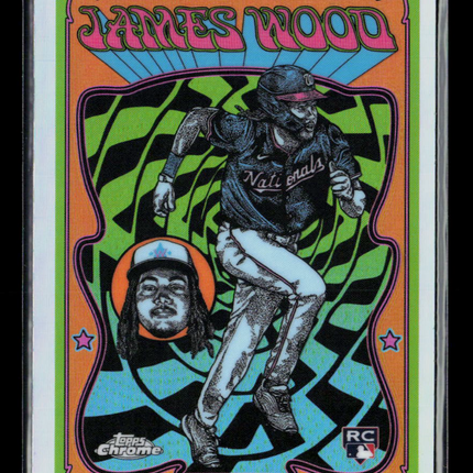2025 Topps Chrome James Wood #UV-11 RC Ultra Violet