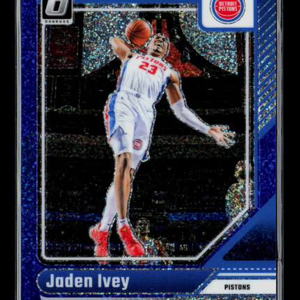 2025 Panini Donruss Optic Jaden Ivey #182 Blue Glitter 06/15
