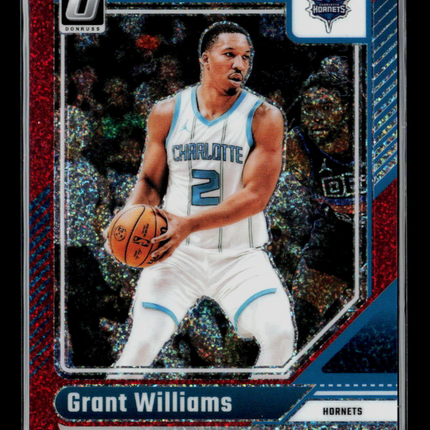 2025 Panini Donruss Optic Grant Williams #77 Red Glitter 20/75