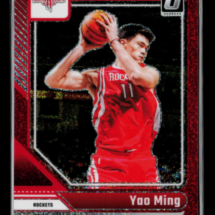 2025 Panini Donruss Optic Yao Ming #226 Red Glitter 69/75