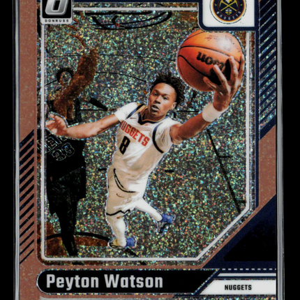 2025 Panini Donruss Optic Peyton Watson #216 Copper Glitter /99