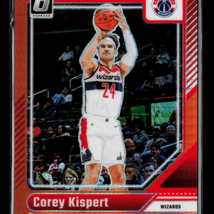 2025 Panini Donruss Optic Corey Kispert #183 Orange Hyper /299