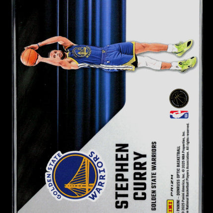 2025 Panini Donruss Optic Basketball Stephen Curry #4 Phazes