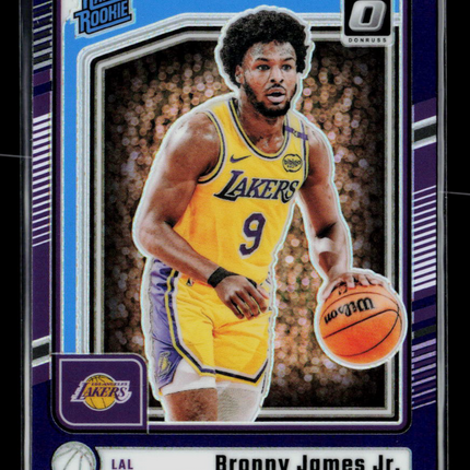 2025 Panini Donruss Optic Bronny James Jr. #282 Purple Rookie