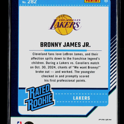 2025 Panini Donruss Optic Bronny James Jr. #282 Purple Rookie