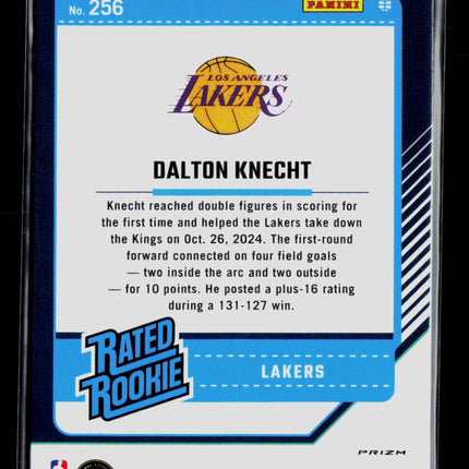 2025 Panini Donruss Optic Dalton Knecht #256 Holo Rookie