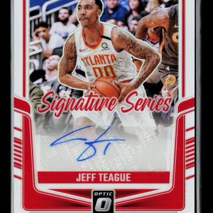 2025 Panini Donruss Optic Jeff Teague #SS-TEA Auto