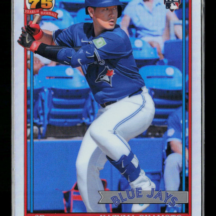 2026 Topps Chrome Kazuma Okamoto #91CB-24 RC