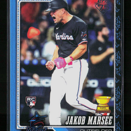 2026 Topps Series One Jakob Marsee #37 Team Border RC