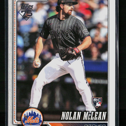 2026 Topps Series One Nolan McLean #214 RC