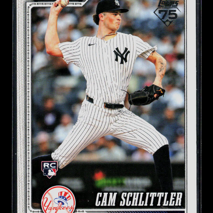 2026 Topps Series One Cam Schlittler #111 RC